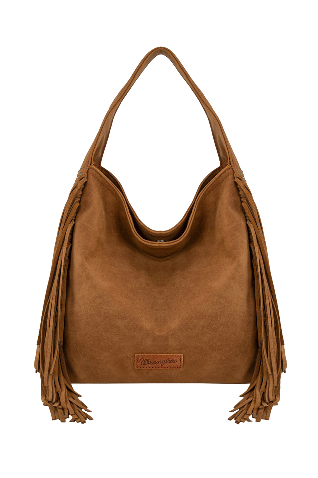 Wrangler - Shiloh Tan Fringe Studded Bag