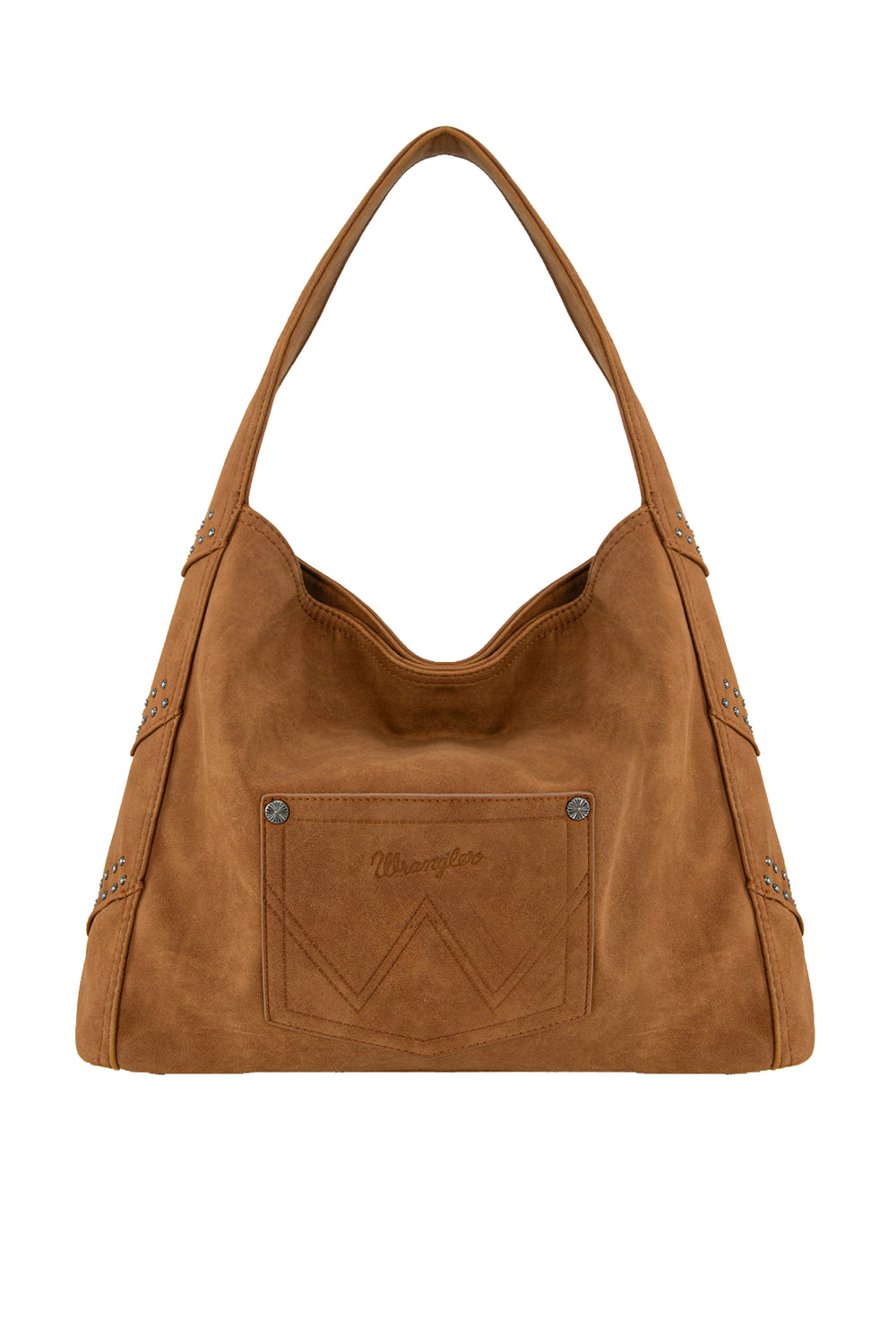 Wrangler - Shiloh Tan Fringe Studded Bag