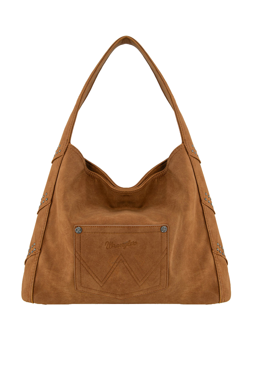 Wrangler - Shiloh Tan Fringe Studded Bag