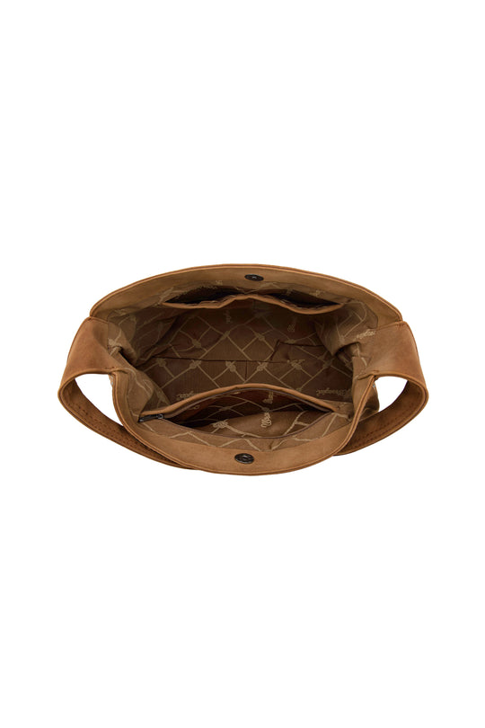Wrangler - Shiloh Tan Fringe Studded Bag