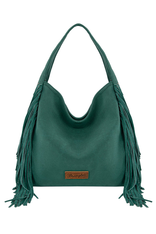 Wrangler - Shiloh Turquoise Fringe Studded Bag