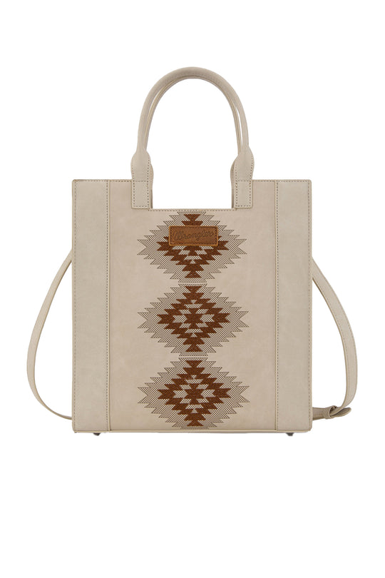 Wrangler - Harper Aztec Beige Tote Bag