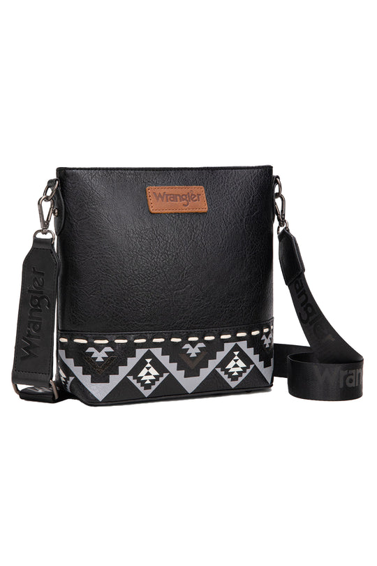 Wrangler - Lana Aztec Black Tote Bag