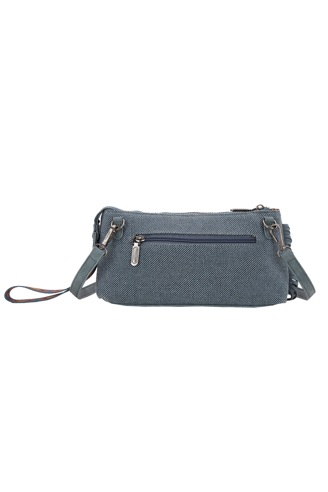 Wrangler - Bessie Blue Fringe Wristlet