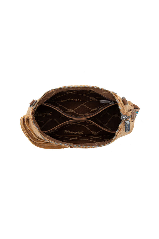 Wrangler - Bessie Tan Fringe Wristlet