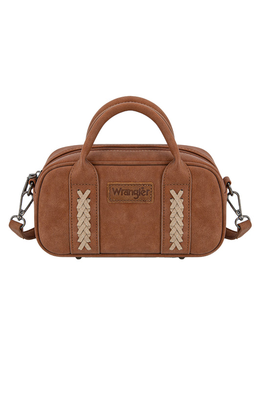 Wrangler - Whipstitch Tan Mini Crossbody Bag
