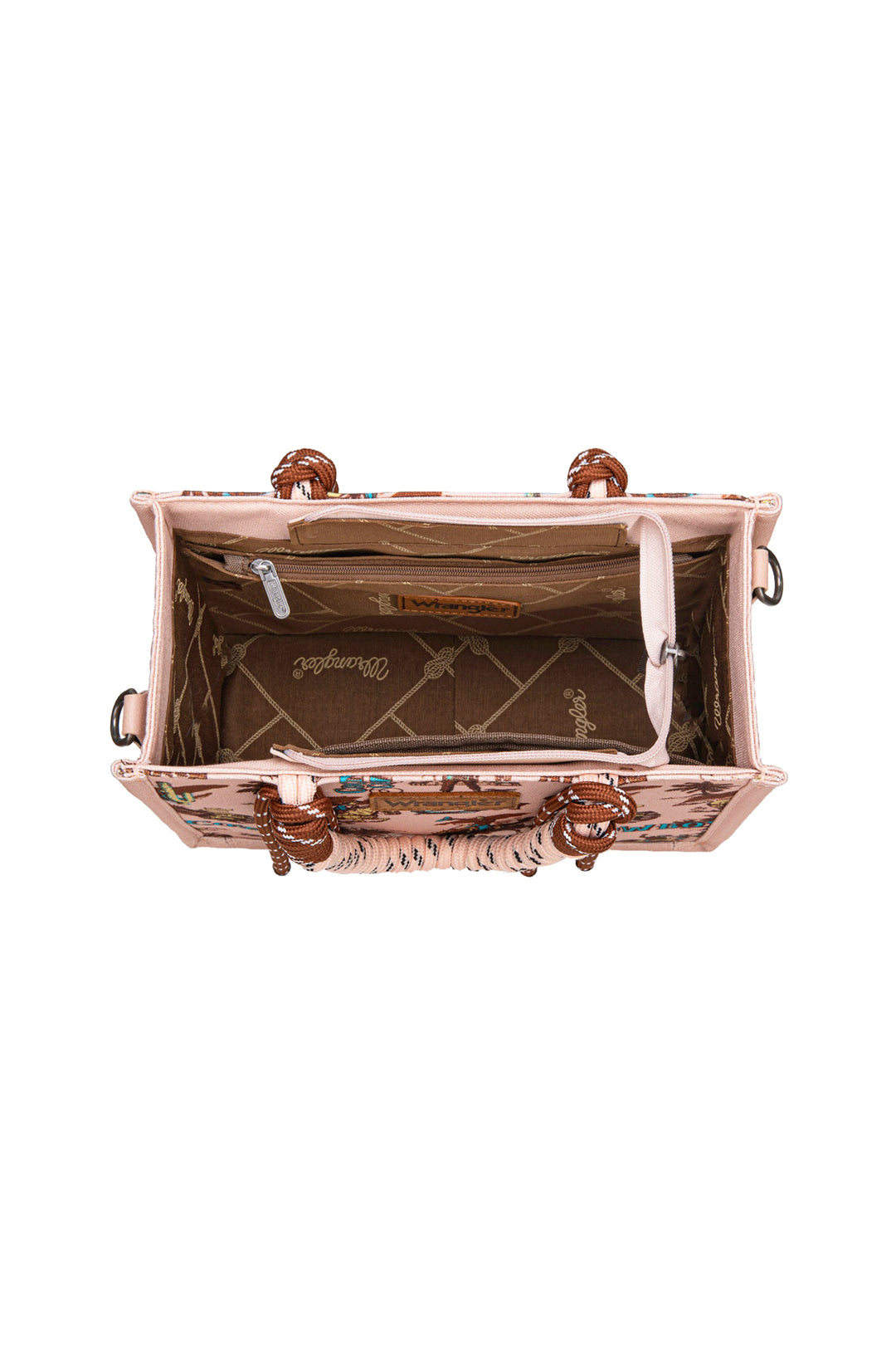 Wrangler - Rodeo Print Pink Crossbody Bag