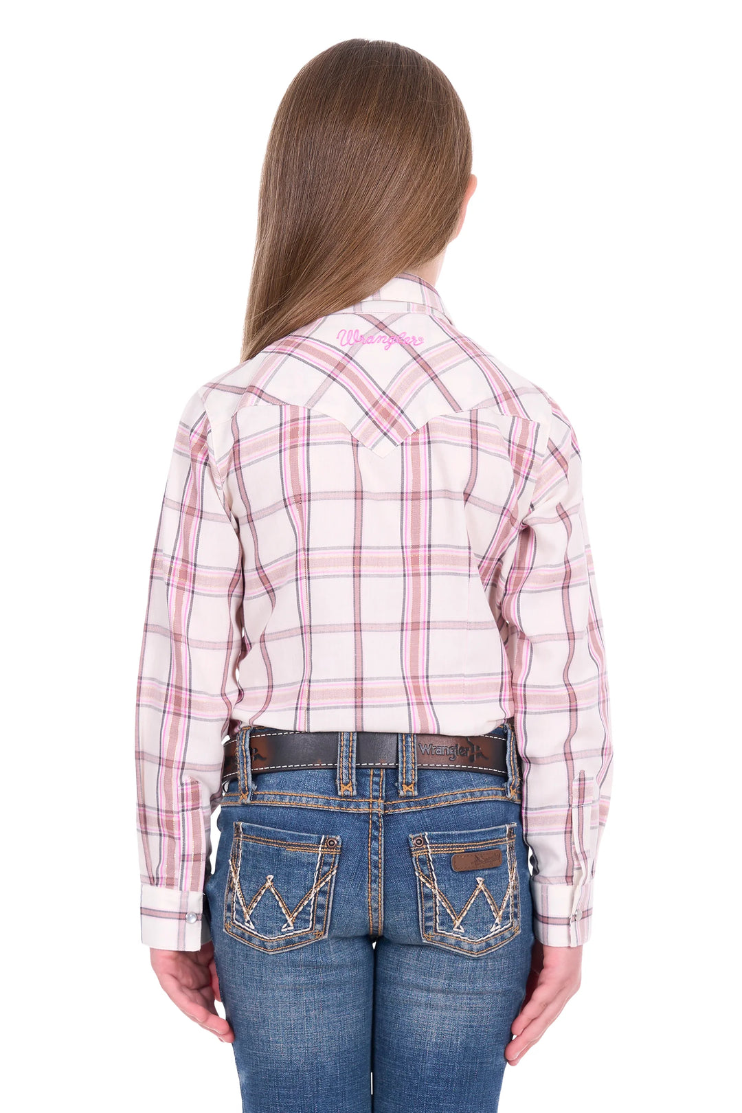 Wrangler - Girls Henley Logo Shirt