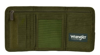 Wrangler - Mens Wrangler Logo Khaki Wallet