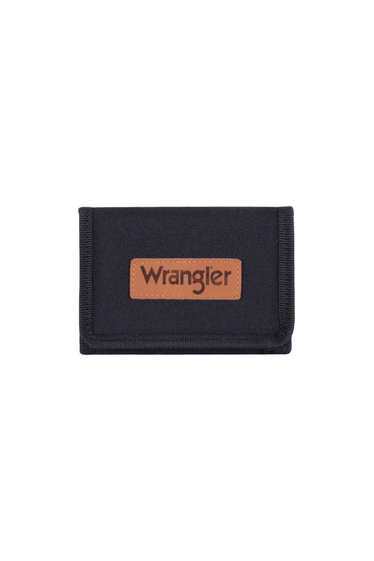 Wrangler - Mens Wrangler Logo Black Wallet