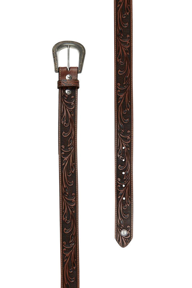 Wrangler - Mens Dusty Belt (Coffee)