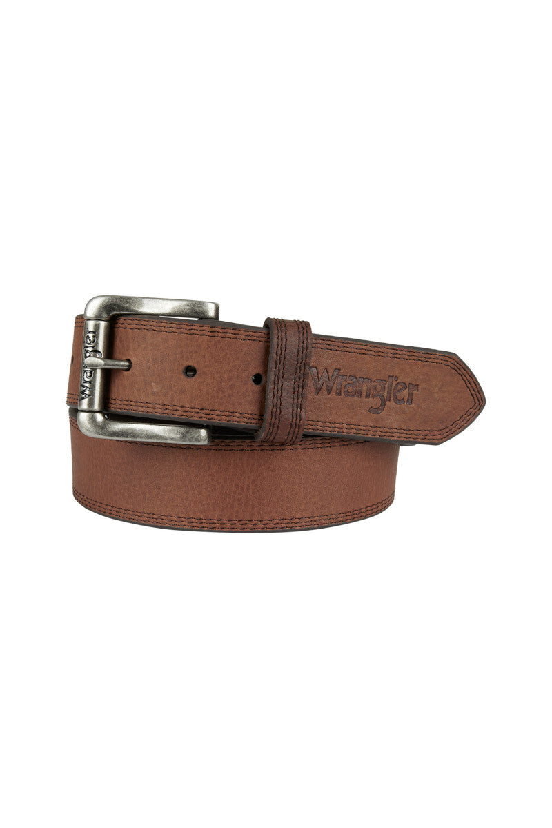 Wrangler - Mens Adrian Belt (Coffee)
