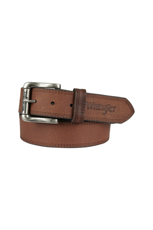 Wrangler - Mens Adrian Belt (Coffee)