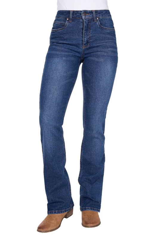 Wrangler - Womens Laura Hi Rise Bootcut Jeans