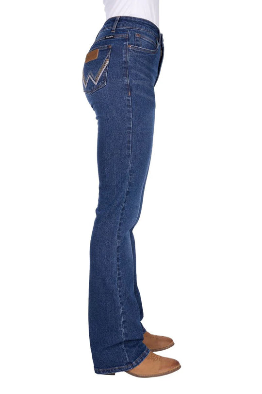 Wrangler - Womens Laura Hi Rise Bootcut Jeans