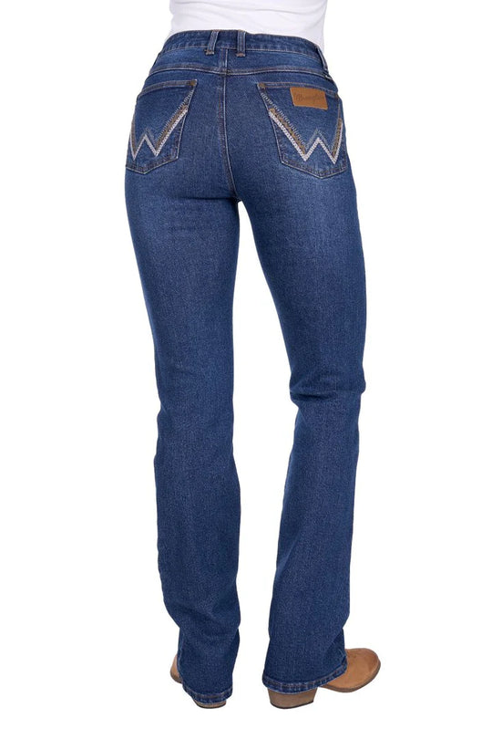 Wrangler - Womens Laura Hi Rise Bootcut Jeans