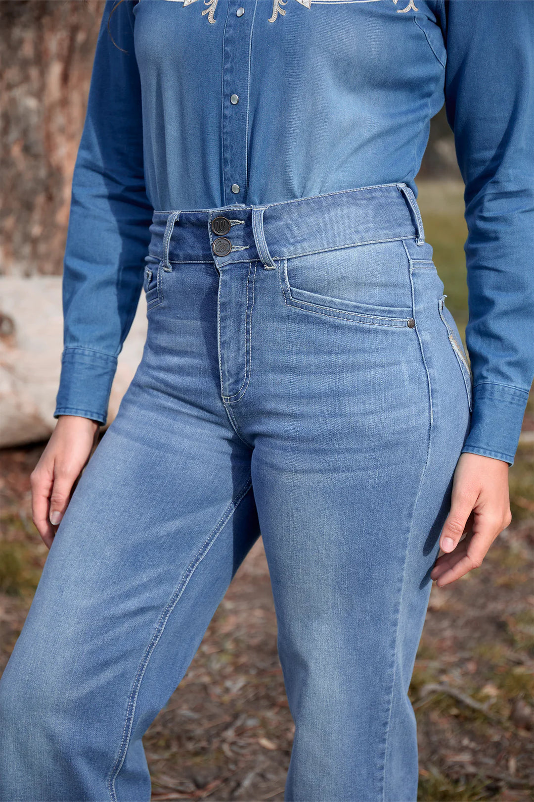 Wrangler - Womens Chloe High Rise Jeans