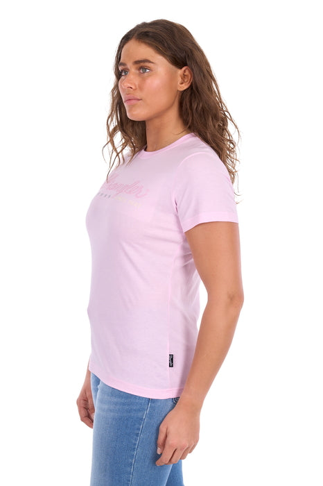 Wrangler - Womens Pastel Pink Lucy Tee