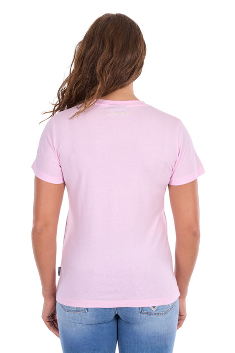 Wrangler - Womens Pastel Pink Lucy Tee