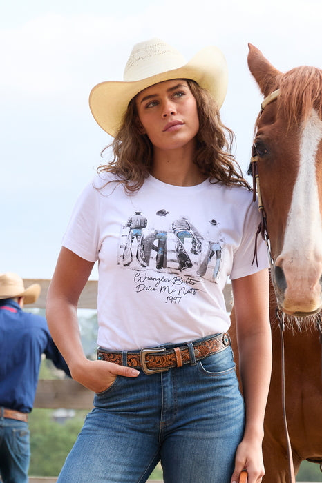 Wrangler - Womens White Josie Tee
