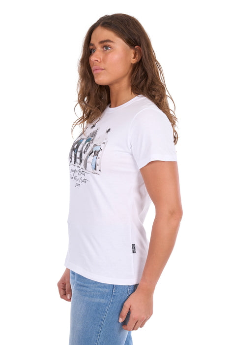 Wrangler - Womens White Josie Tee