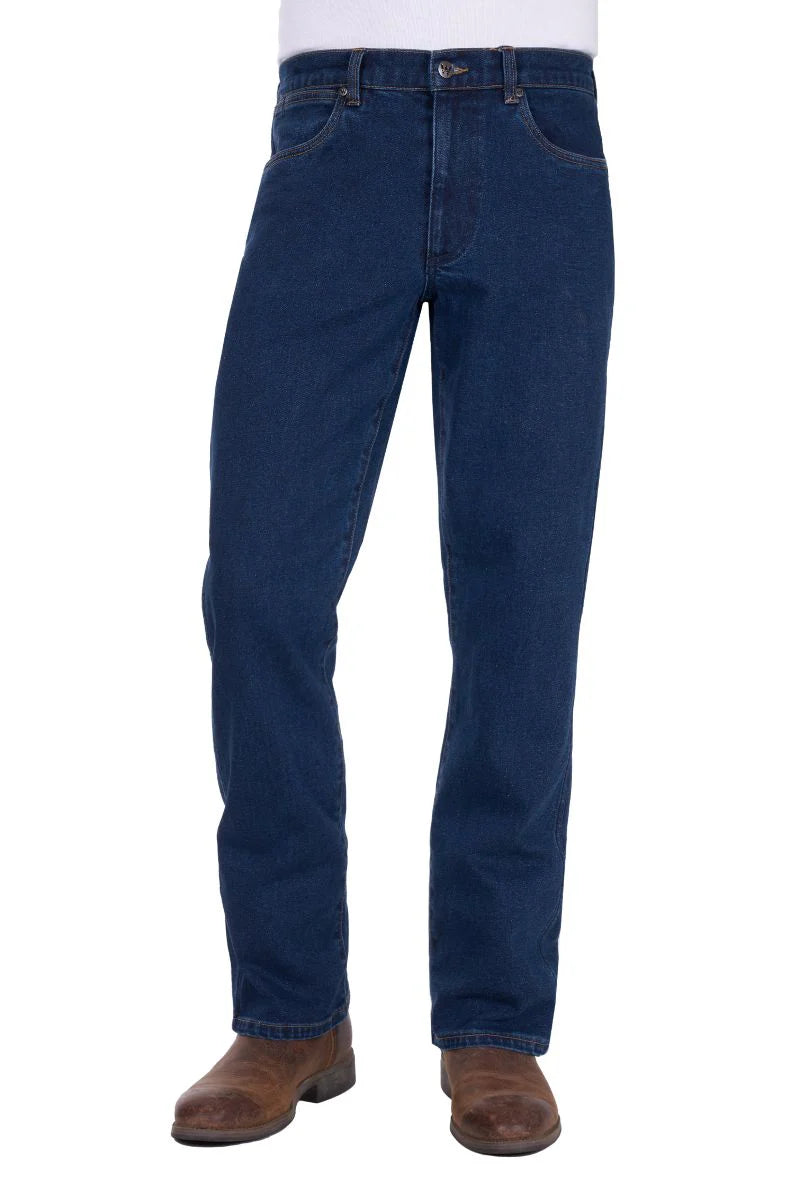 Wrangler - Mens Original Rinse Reg Boot Cut Jeans