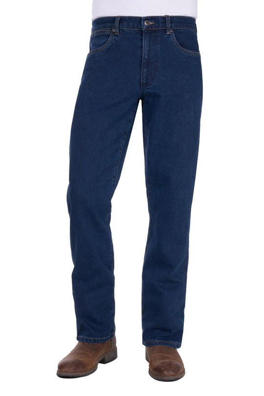 Wrangler - Mens Original Rinse Reg Boot Cut Jeans