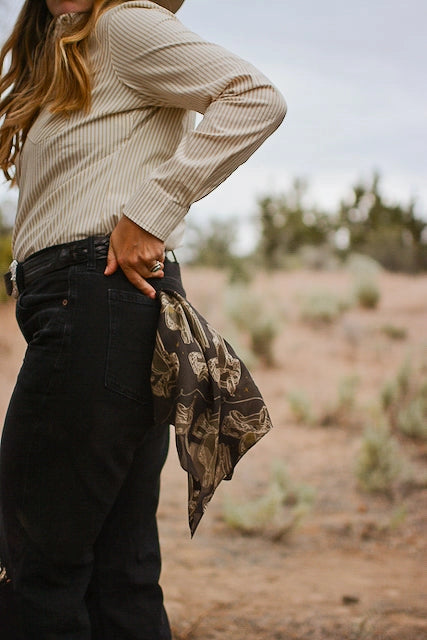 Wild Rag - Western Saddle in Arena Brown