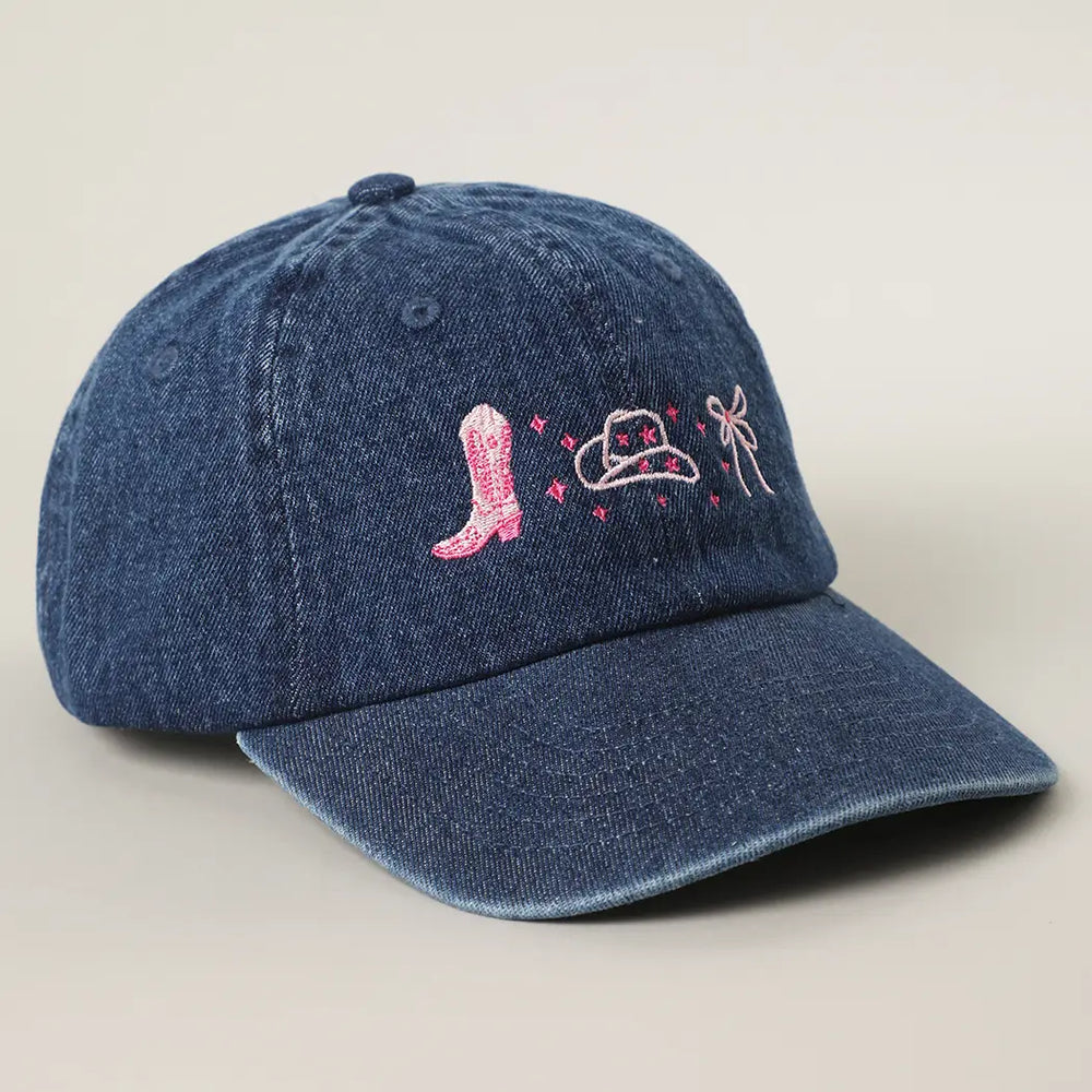 Buffalo Belle - Denim Valentine Baseball Cap