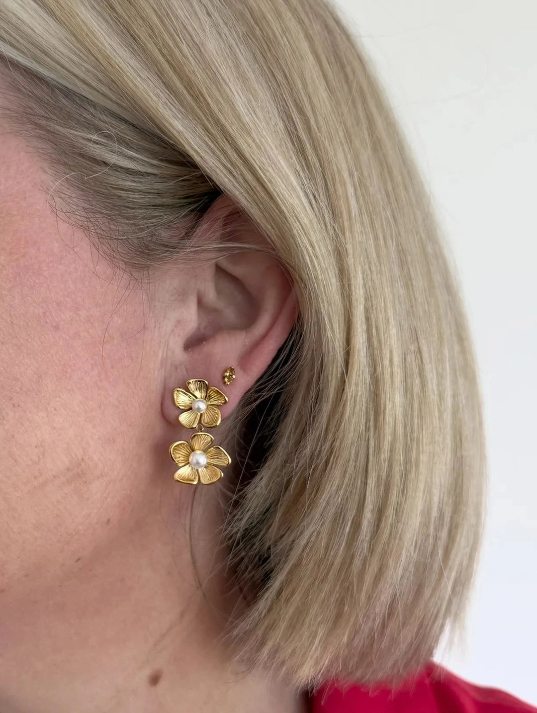 Buffalo Belle - Layla Double Earrings Silver & Gold