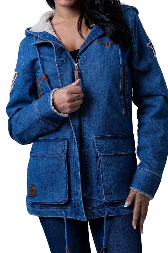 Kimes Ranch - AWA Utility Jacket Light Wash Indigo
