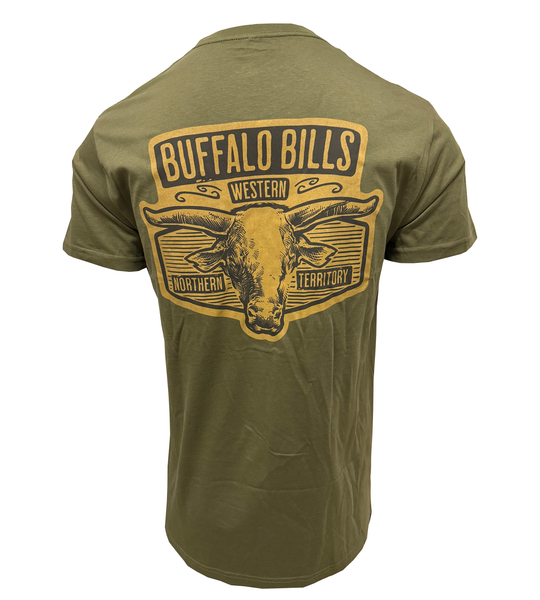 BBWS - Mens Army Scrub Bull Tee