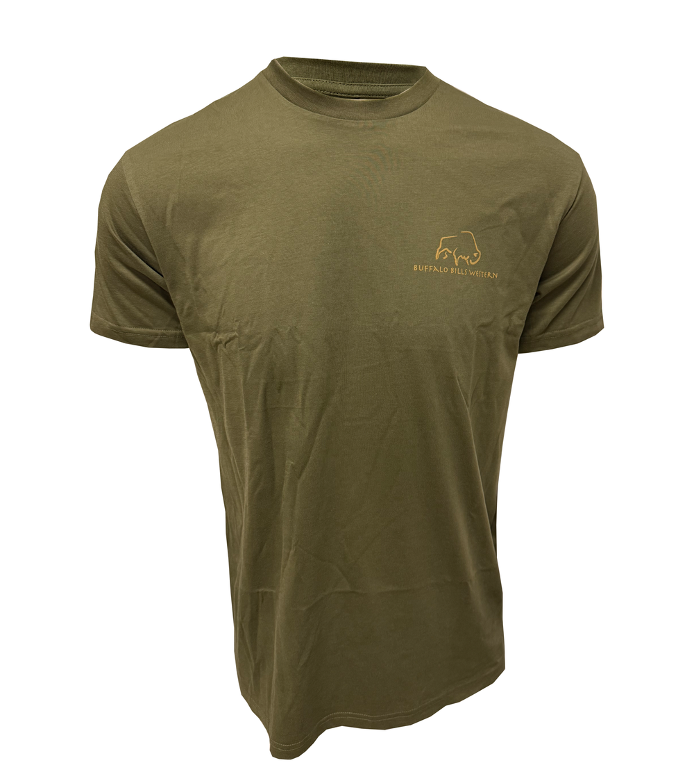 BBWS - Mens Army Scrub Bull Tee
