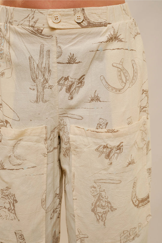 Buffalo Belle - Womens Lisa Western Wide Leg Pants