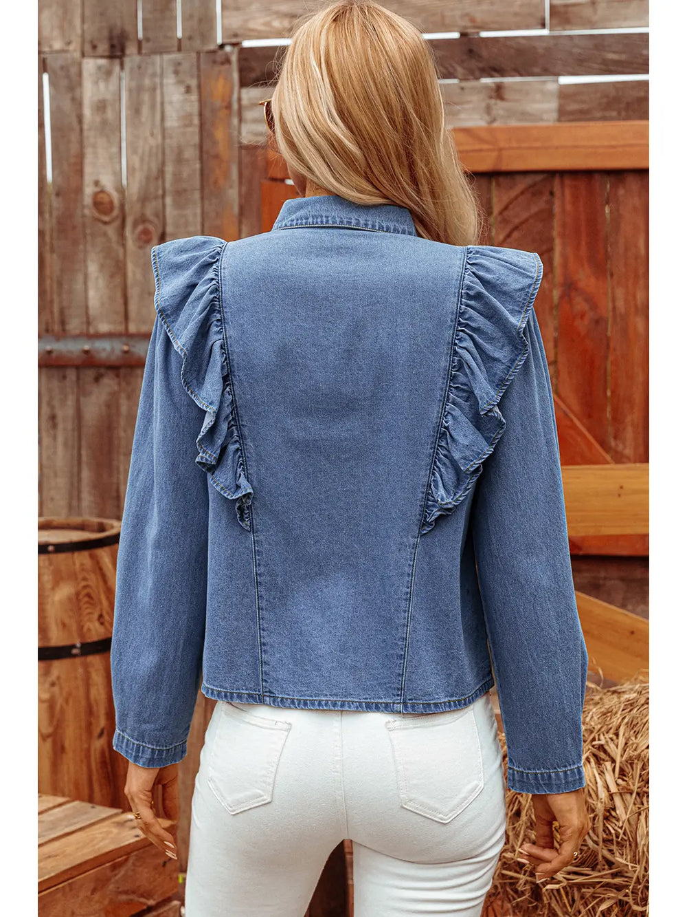 Buffalo Belle - Denim Hayley Blouse
