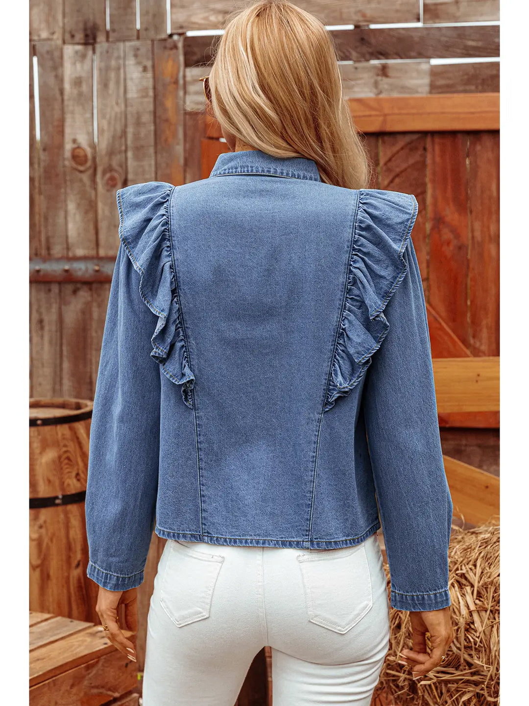 Buffalo Belle - Denim Hayley Blouse