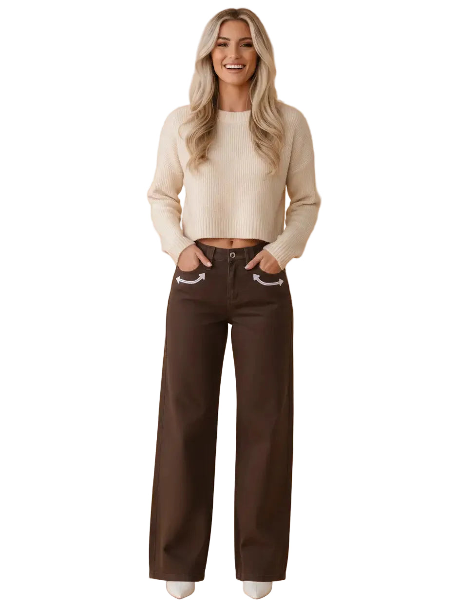 Buffalo Belle - Womens Western Arrow Embroidered Button Fly Jeans