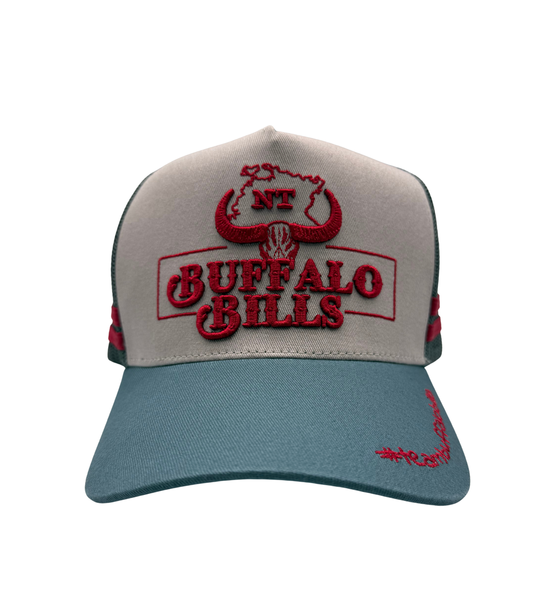 BBWS - NT 3D Logo Grey Two Tone Trucker Cap