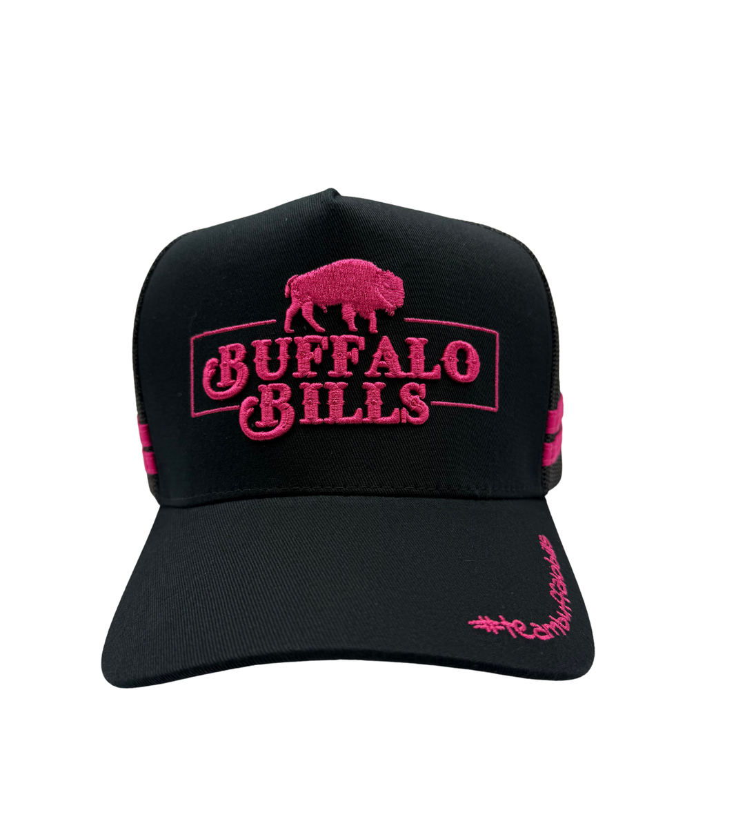 BBWS - QLD Logo Black/Hot Pink Trucker Cap