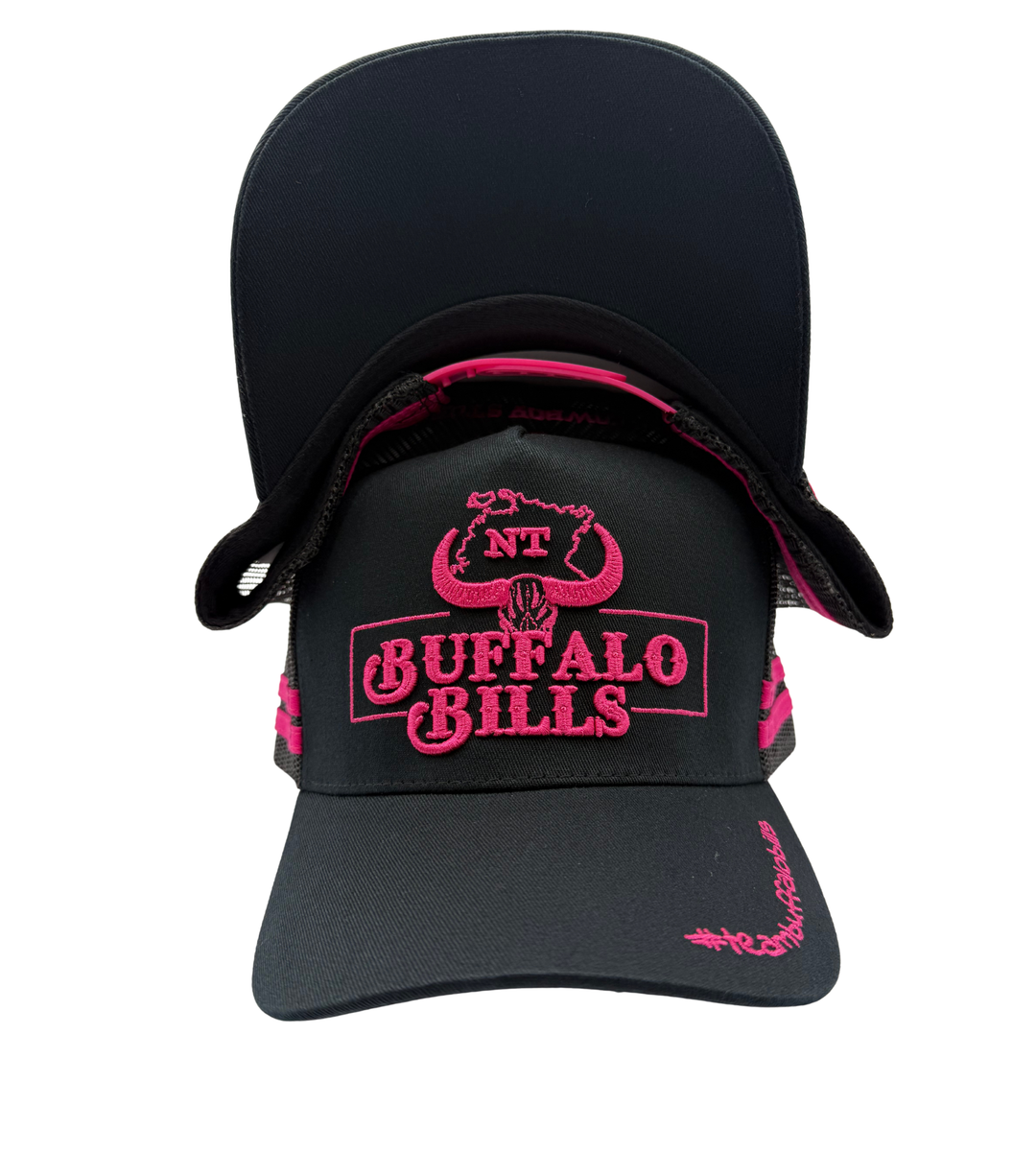 BBWS - NT 3D Logo Black/Hot Pink Trucker Cap