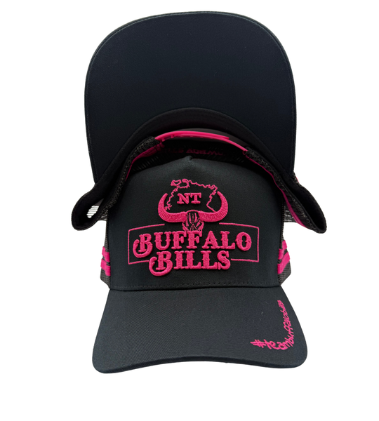 BBWS - NT 3D Logo Black/Hot Pink Trucker Cap