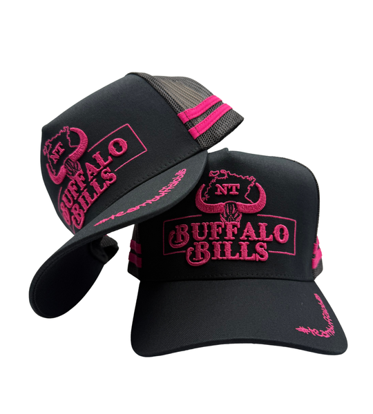 BBWS - NT 3D Logo Black/Hot Pink Trucker Cap
