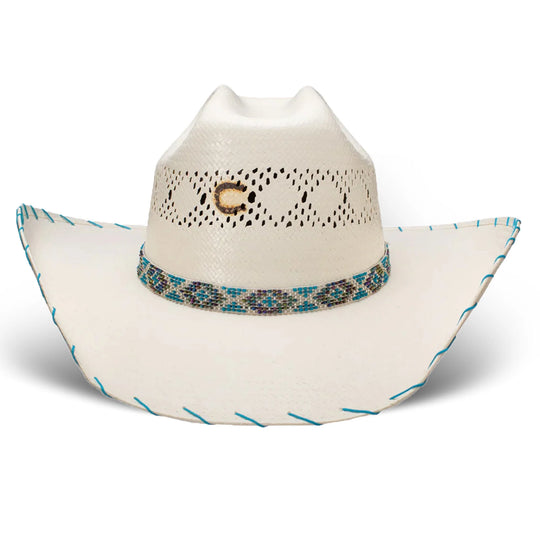 Charlie One Horse - Kids Apache Jr Straw Hat