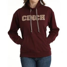 Cinch - Womens Mauve Logo Hoodie