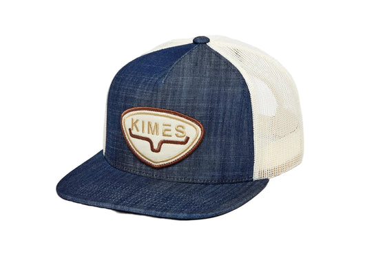 Kimes Ranch - Denim Conway Trucker Cap