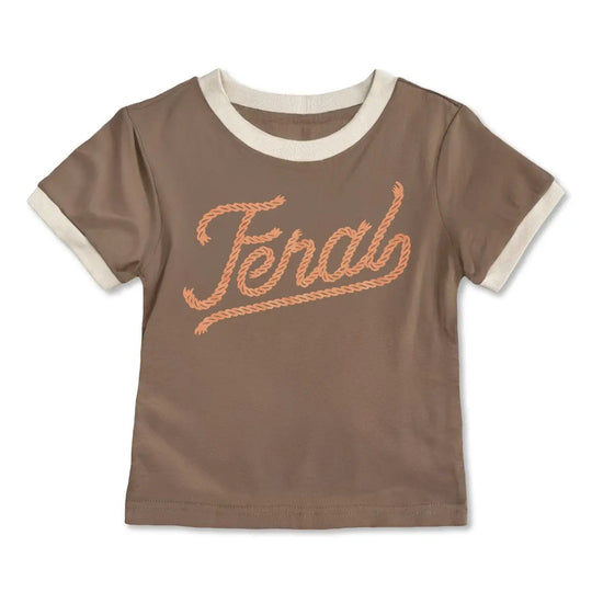Buffalo Bills - Kids Feral Vintage Ringer Tee