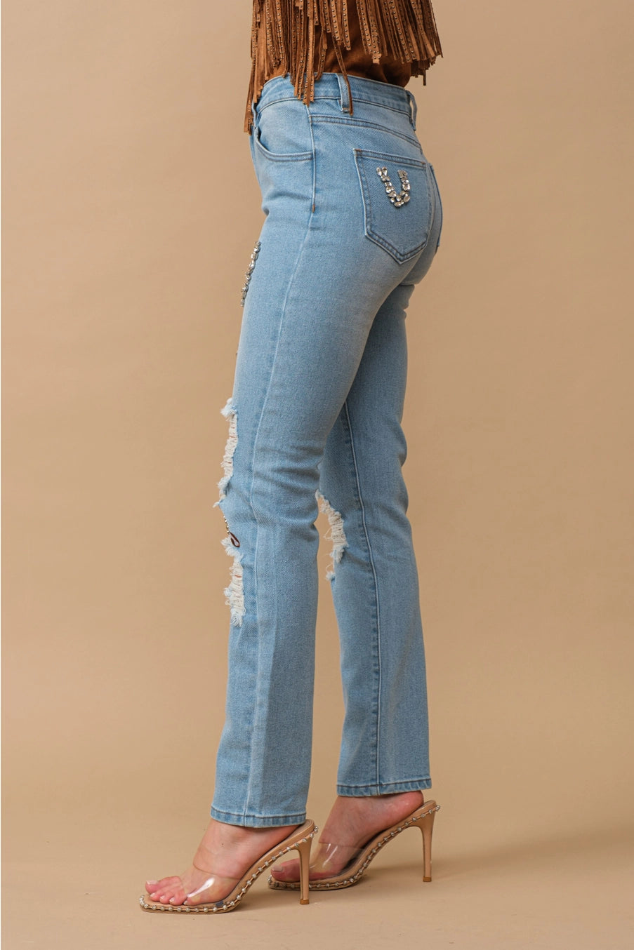 Buffalo Belle - Georgia Rhinestone Embroidered Jeans