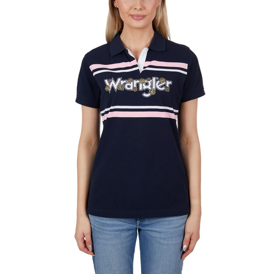 Wrangler - Womens Daisy Polo Navy