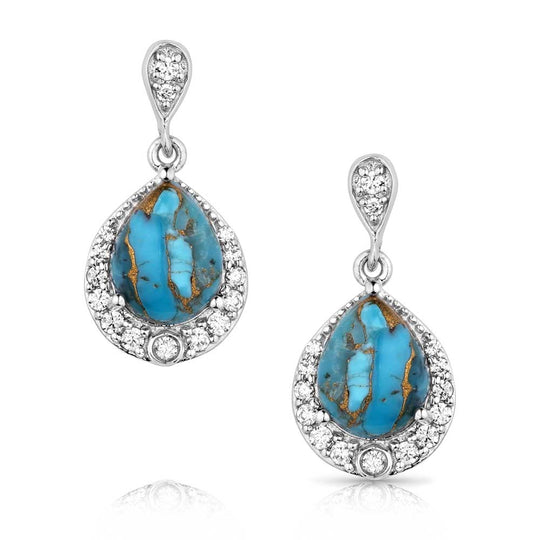 Montana Silversmith - Blue Rivers Turquoise Earrings