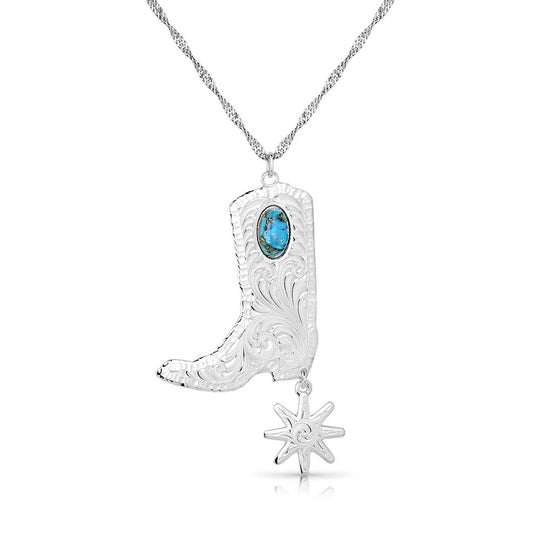 Montana Silversmith - Boots & Spurs Necklace